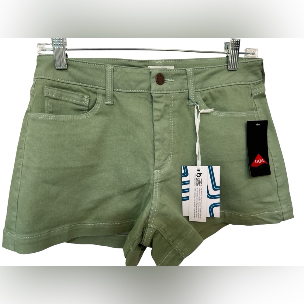 Market & Spruce mint green jean shorts NWT